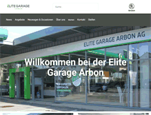 Tablet Screenshot of elite-garage.ch
